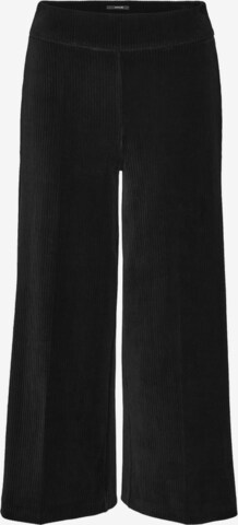 OPUS Wide leg Pantalon 'Misha' in Zwart: voorkant