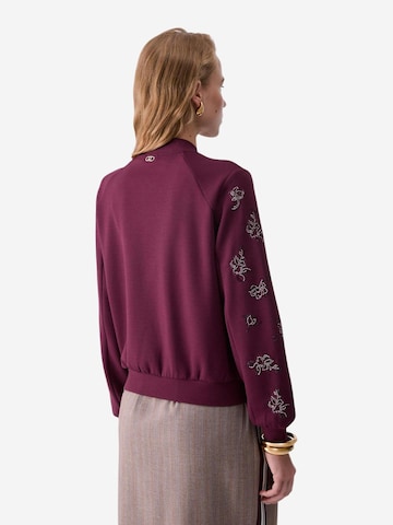 Liu Jo Sweatjacka 'FELPA APERTA TF6133 J3958' i lila
