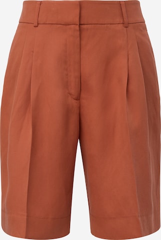 s.Oliver BLACK LABEL Wide leg Pants in Brown: front