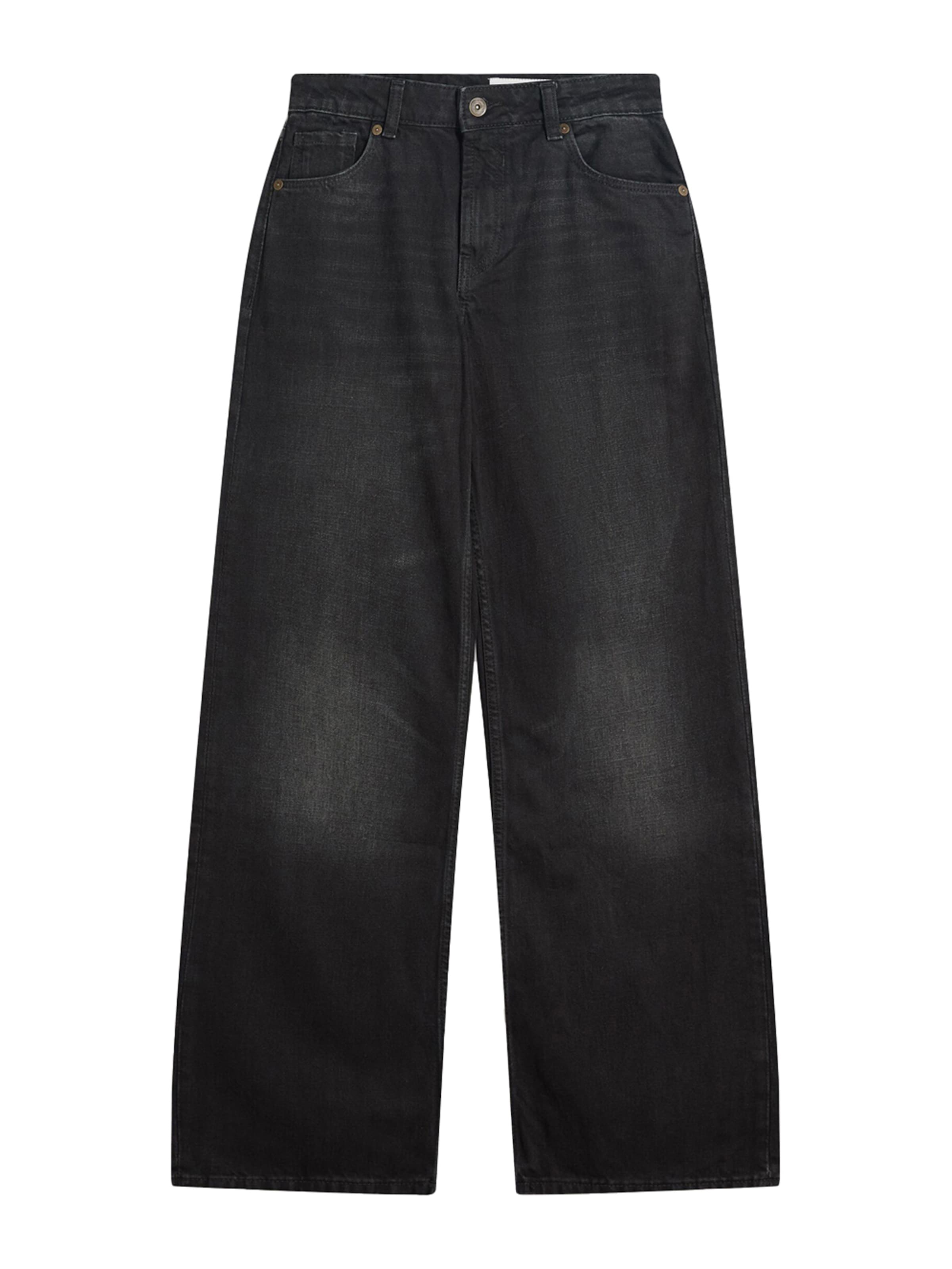 Bershka Jeans in Zwart: voorkant