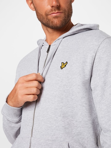 Lyle & Scott Sweatjakke i grå