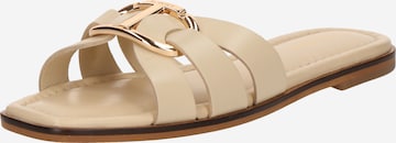 Mule 'CIABATTA' Twinset en beige : devant