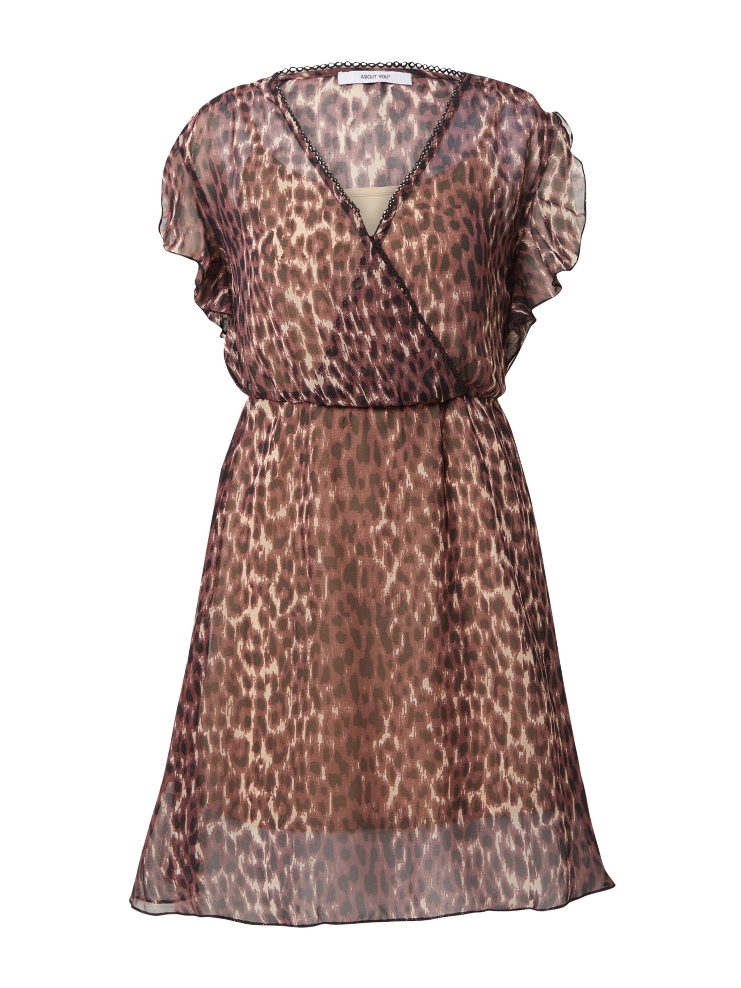 ABOUT YOU Dress 'Darina' in Brown: front