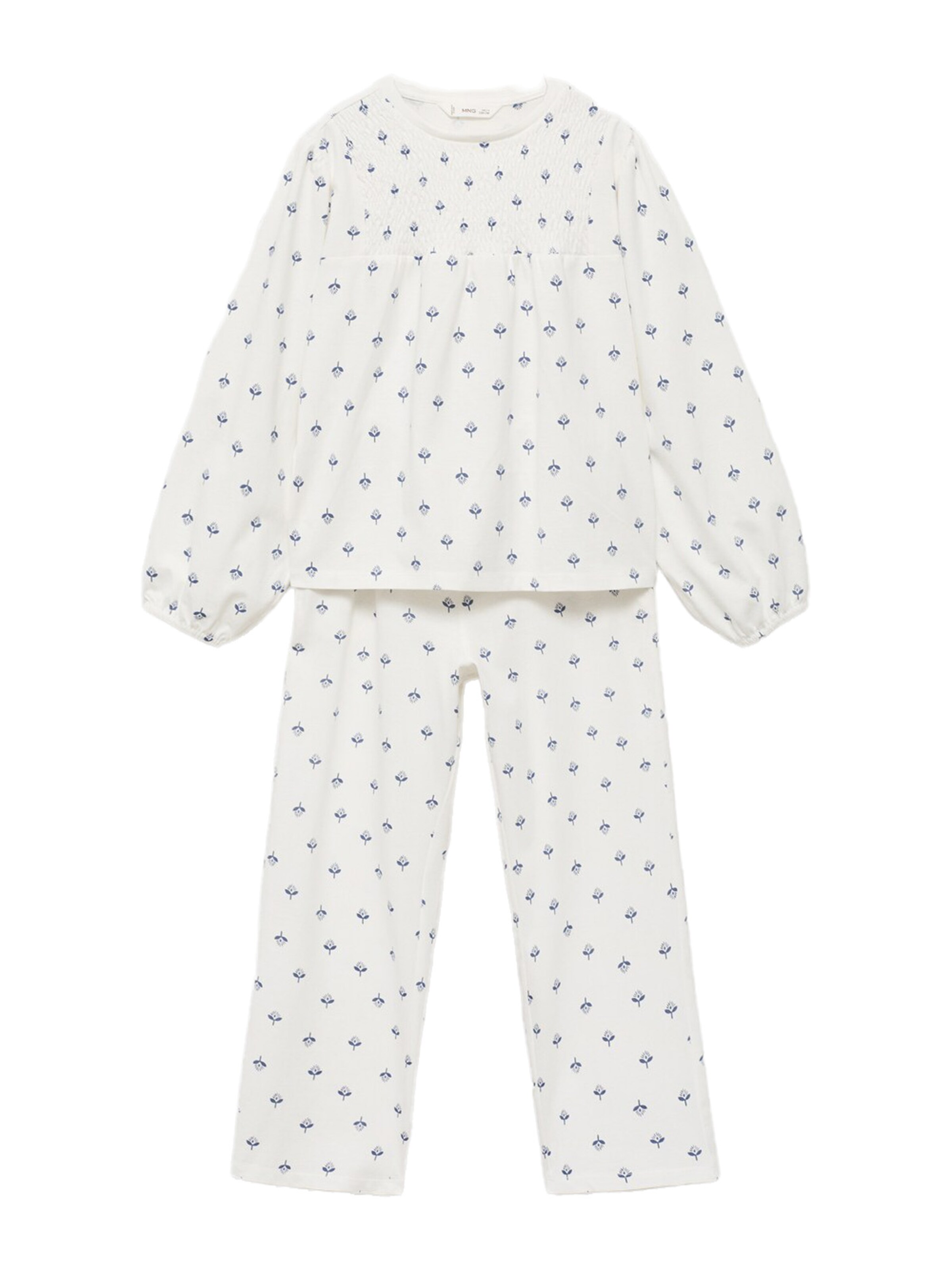 MANGO KIDS Nattøj 'BLANQUI' i hvid: forside