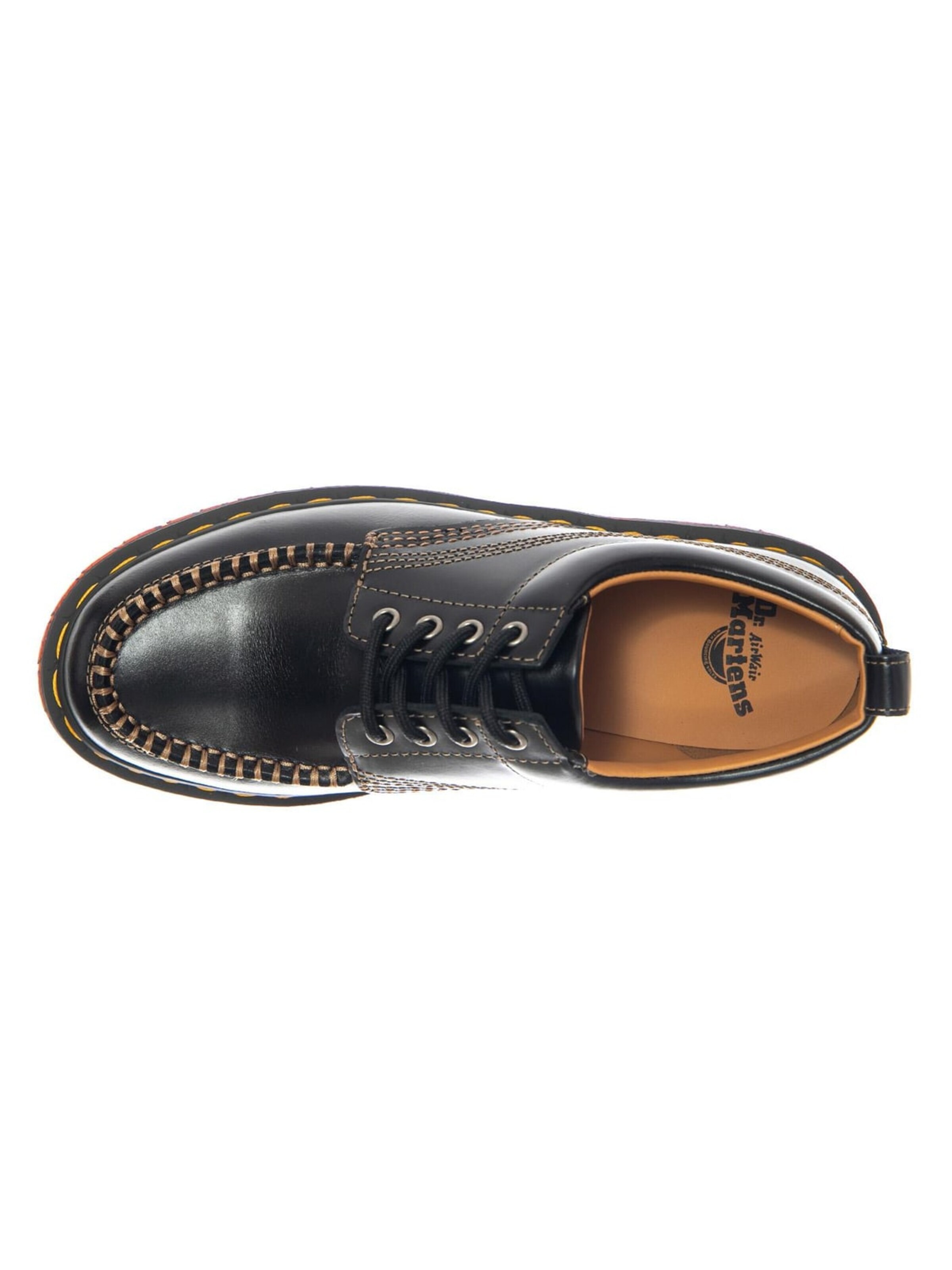 Scarpa stringata 'Lowell Analine Black' di Dr. Martens in nero