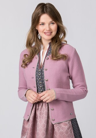 STOCKERPOINT Knit cardigan 'Marissa' in Pink: front