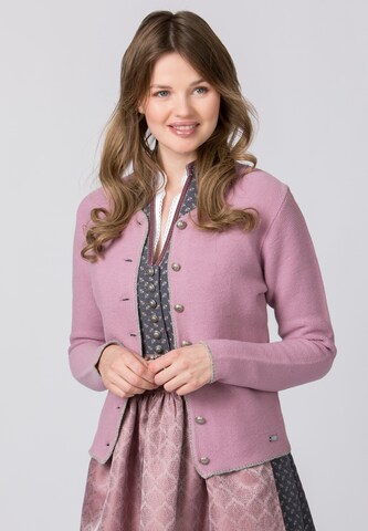 STOCKERPOINT Knit Cardigan 'Marissa' in Pink: front