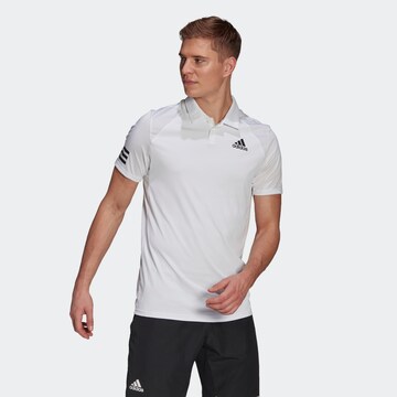 ADIDAS SPORTSWEAR Performance shirt 'Club 3-Stripes' in White: front