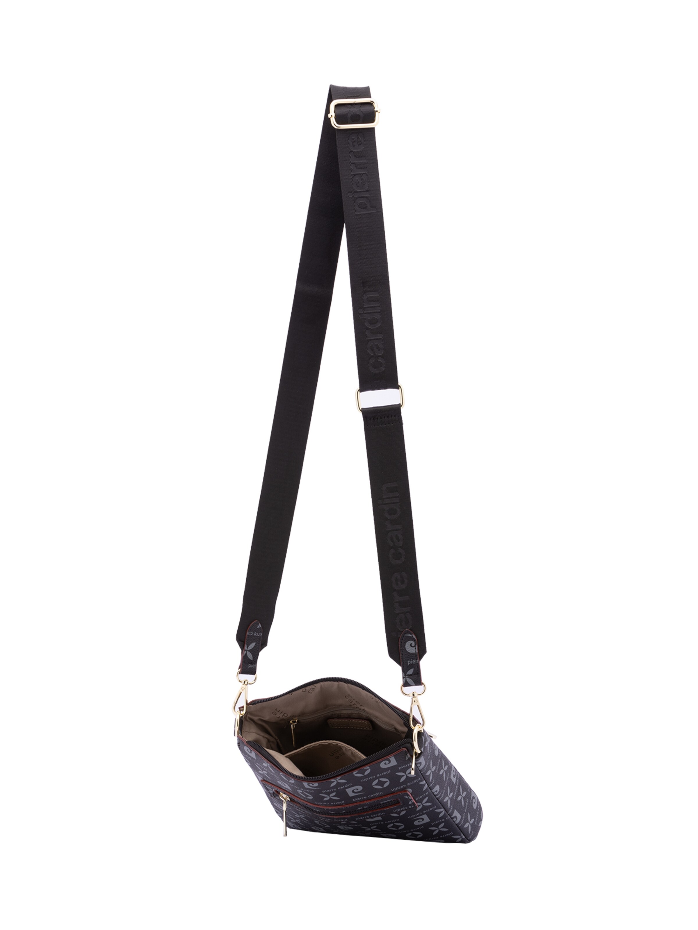 PIERRE CARDIN Umhängetasche in Schwarz