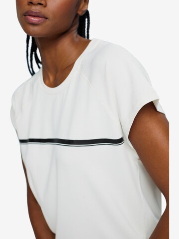 T-shirt fonctionnel ESPRIT en blanc