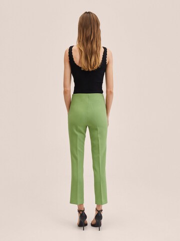 MANGO Bootcut Broek 'Atenas' in Groen