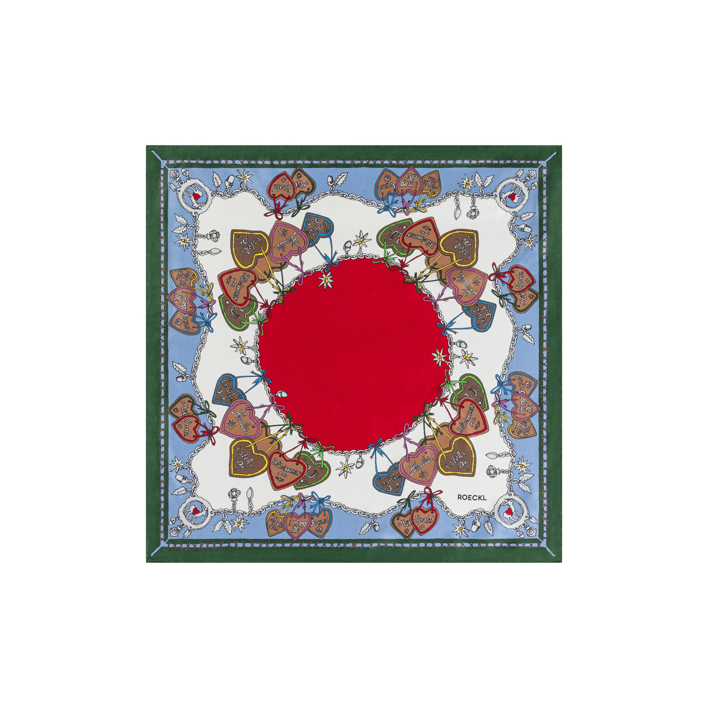 Foulard 'ANNI NICKY' di Roeckl in colori misti: frontale