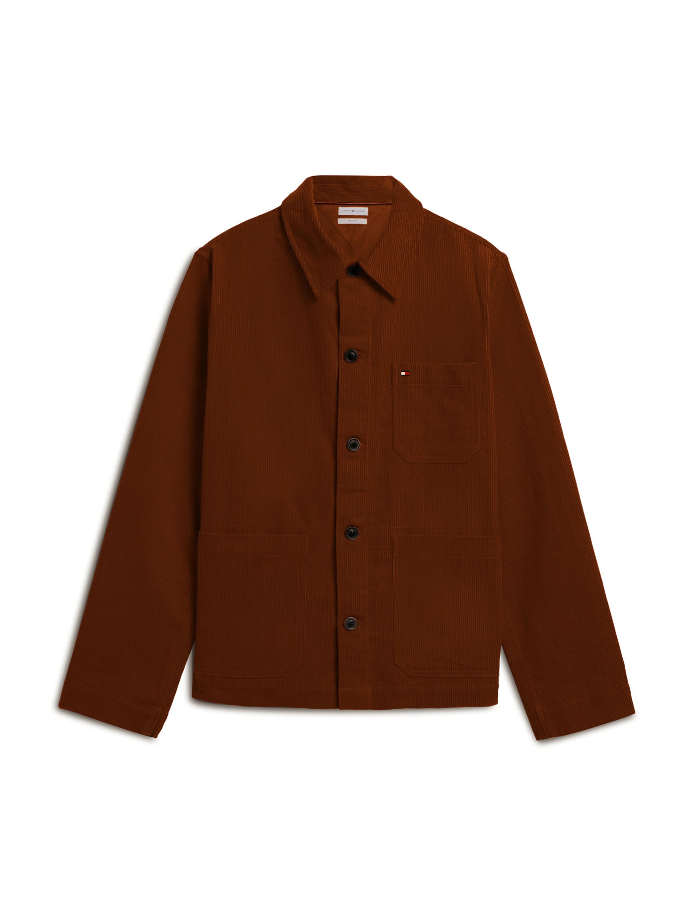 TOMMY HILFIGER Tussenjas in Bruin: voorkant
