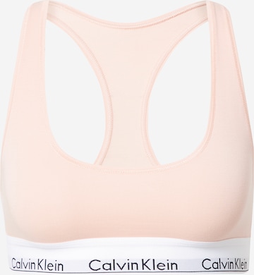 Bustieră Sutien de la Calvin Klein Underwear pe portocaliu: față