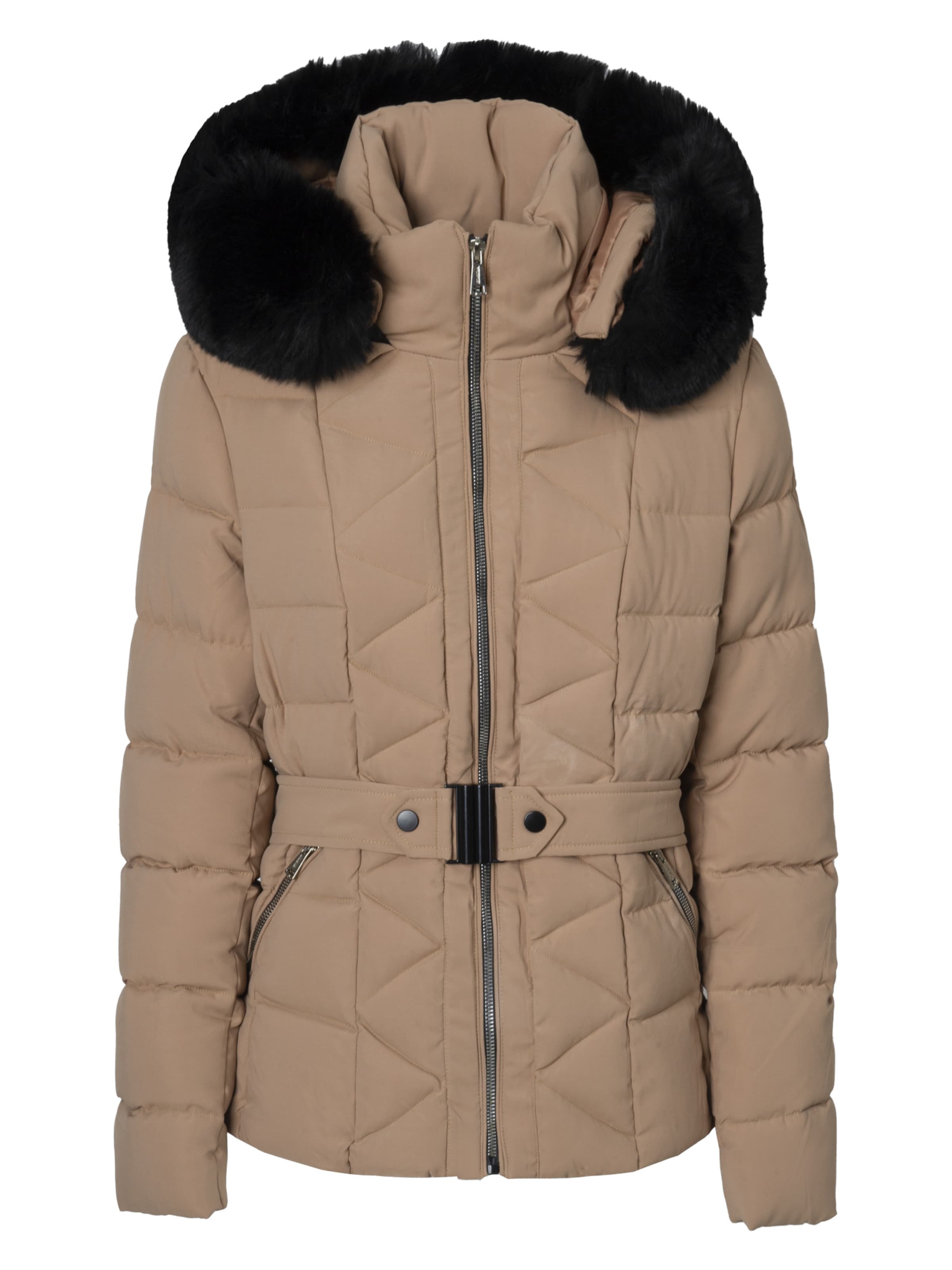 bēšs Influencer Ziemas jaka: no priekšpuses