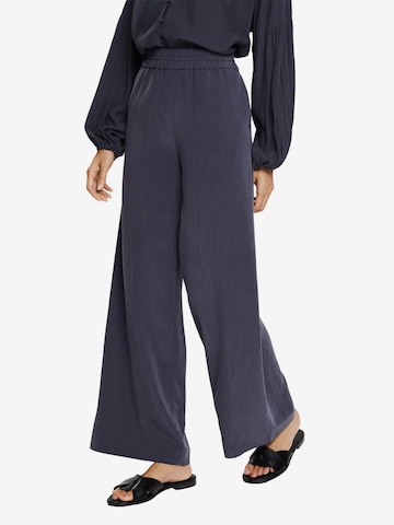 ESPRIT Wide Leg Hose in Blau: predná strana