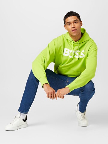 BOSS Sweatshirt i grön