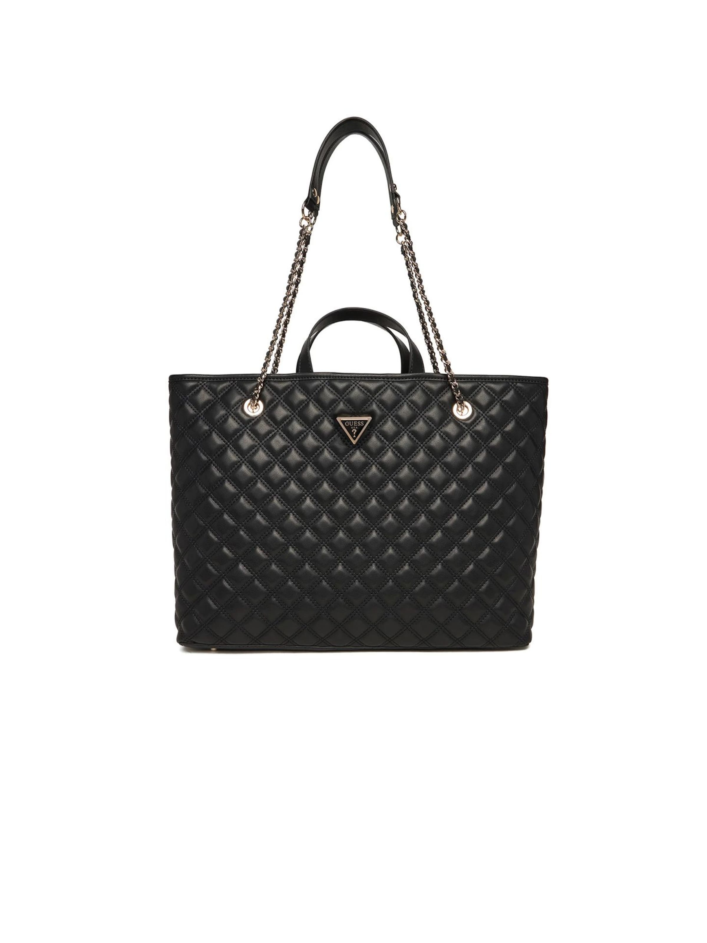GUESS Handtas 'Giully Ii Large 2 In 1 Tote' in Zwart