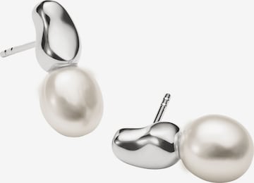 Thomas Sabo Ohrstecker Perle in Silber: Vorderseite