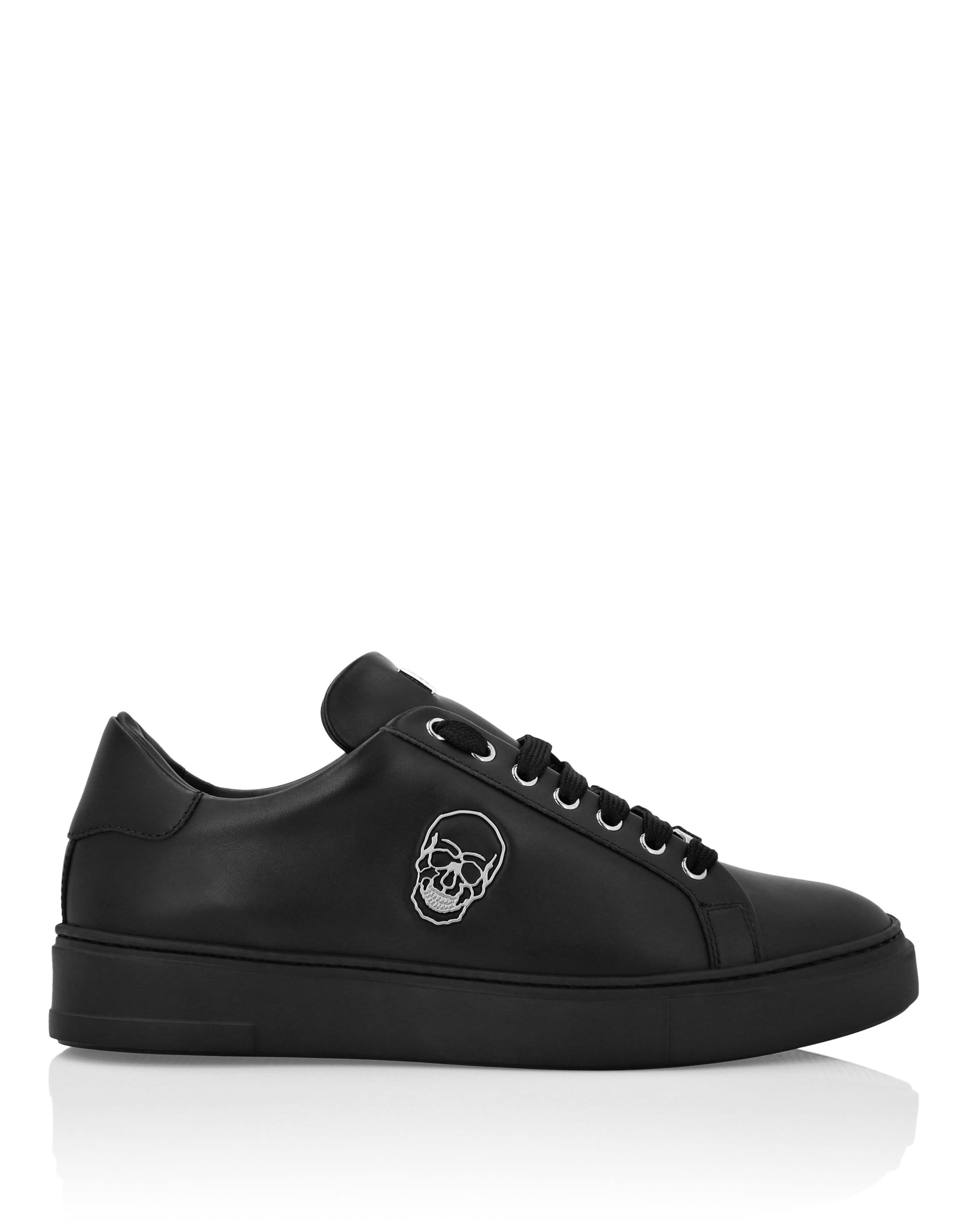 Philipp Plein Sneakers laag 'Skull' in Zwart