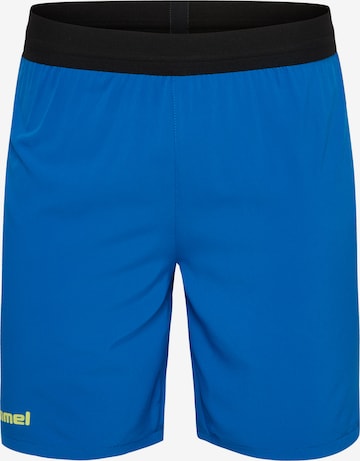 Regular Pantalon de sport Hummel en bleu : devant