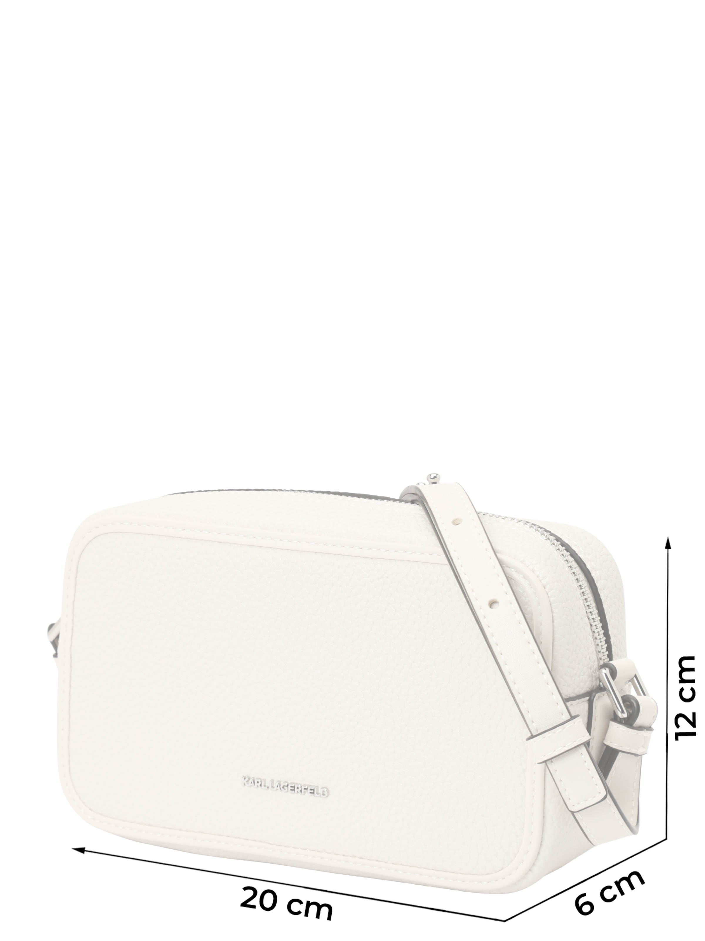 Karl Lagerfeld Olkalaukku 'Skuare' värissä harmaa