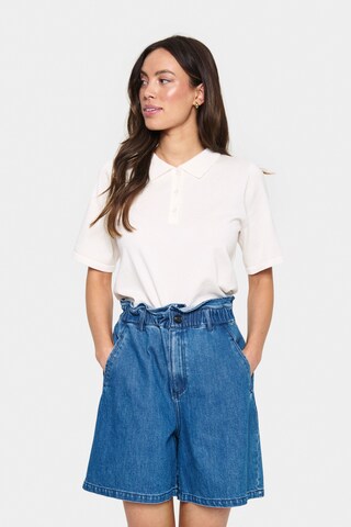 SAINT TROPEZ Svetr 'MilaSZ' – bílá