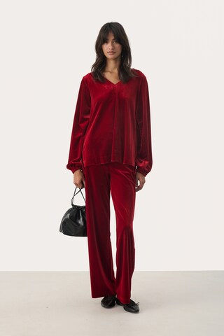 Part Two Slim fit Trousers 'Dorella' in Red