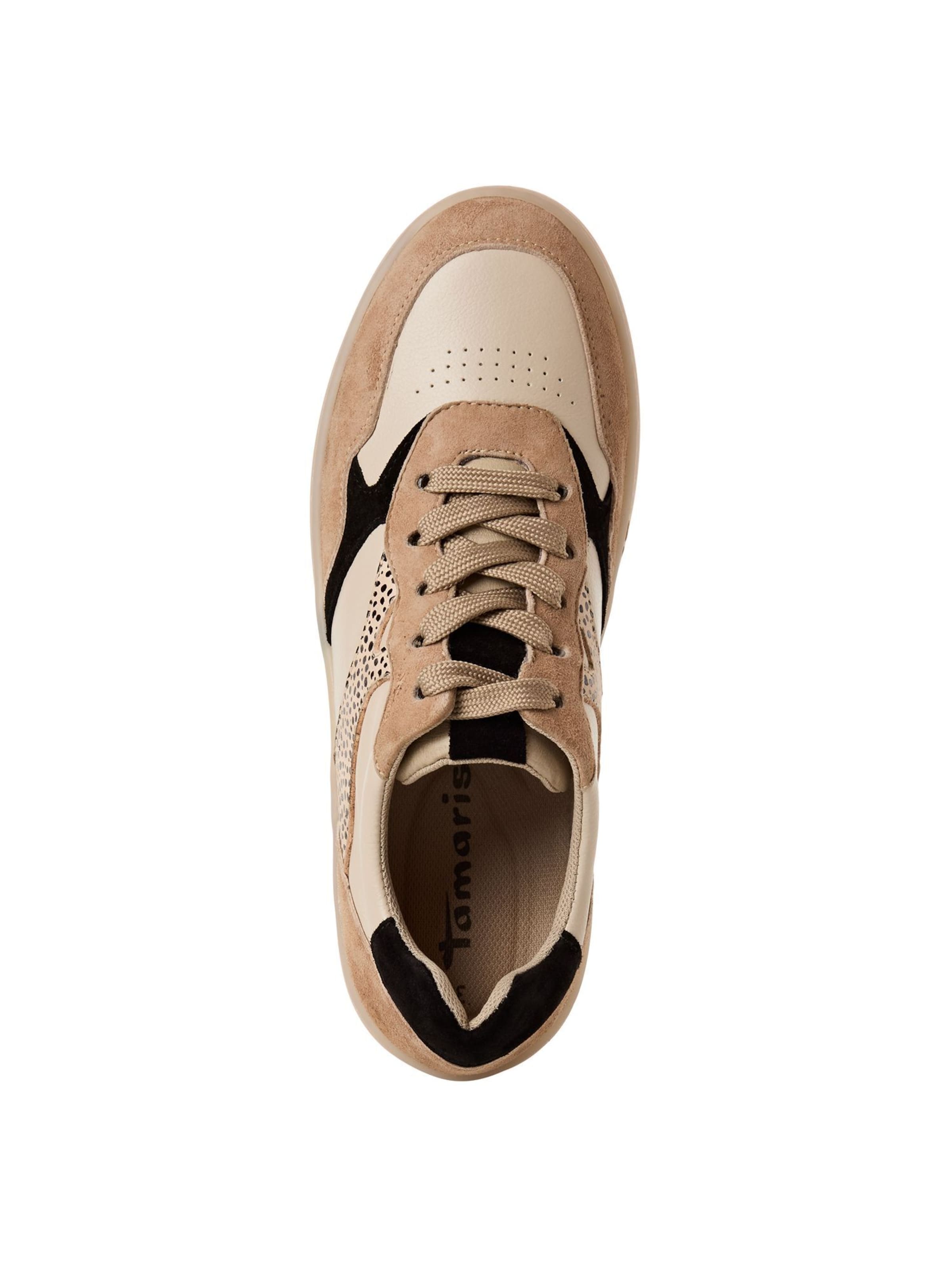 Tamaris Sneakers laag in Beige