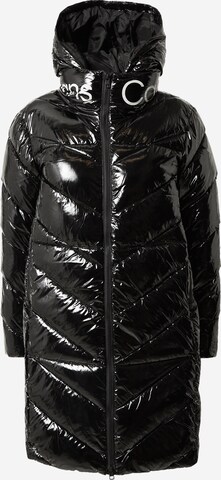 Calvin Klein Jeans Zimní kabát – černá: přední strana