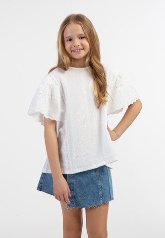 DREIMASTER - Blusa em branco: frente