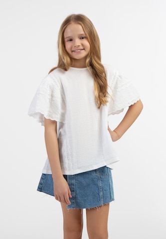 DREIMASTER Blouse in White: front