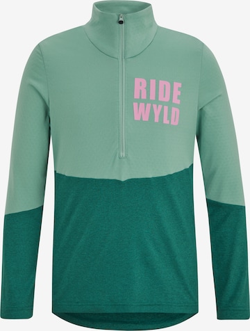 ZIENER Athletic Sweater 'JOKKA' in Green: front