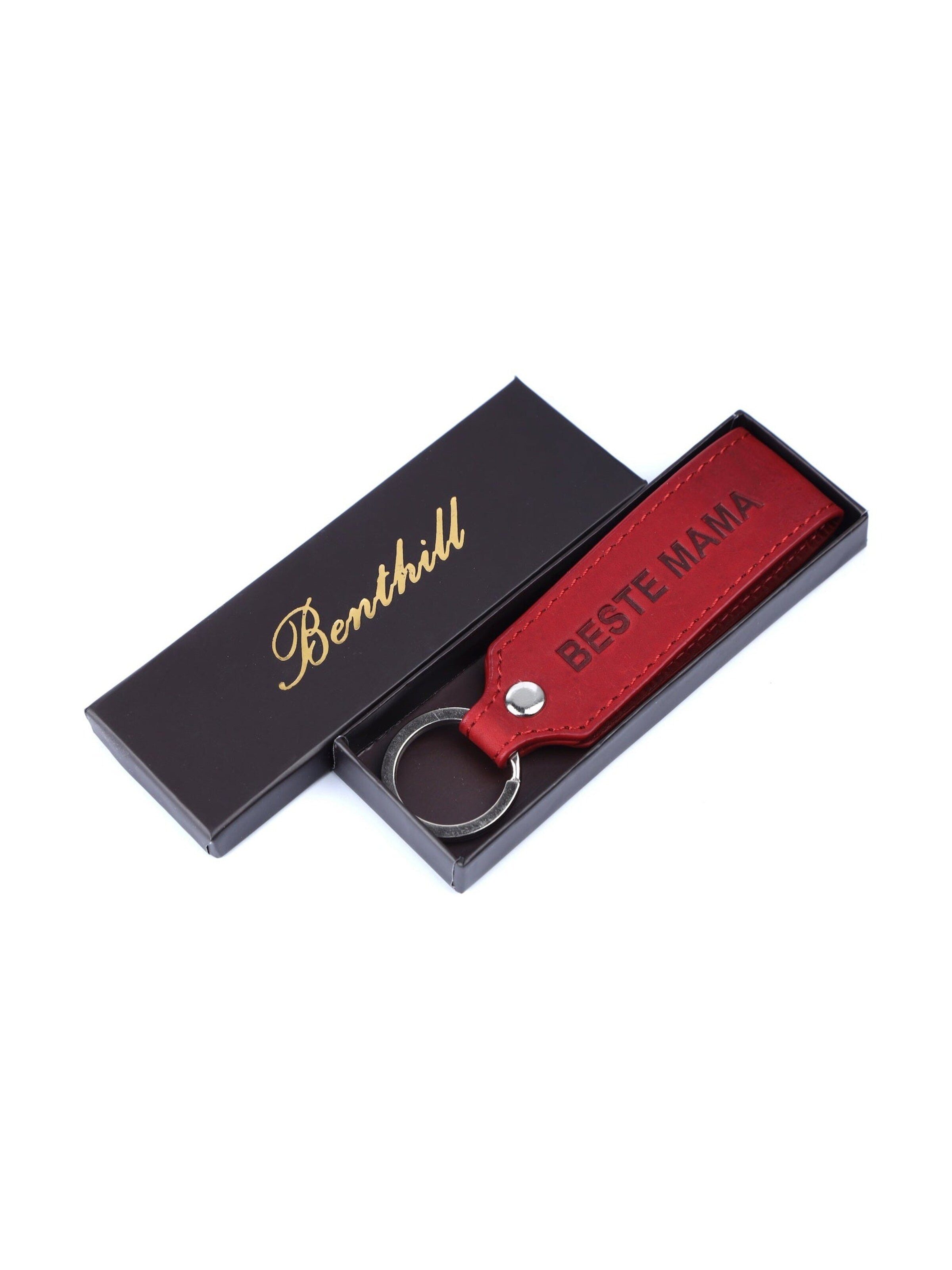Benthill Key Ring 'Beste Mama' in Red