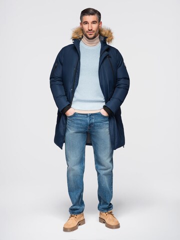 Ombre Winter jacket in Blue: front