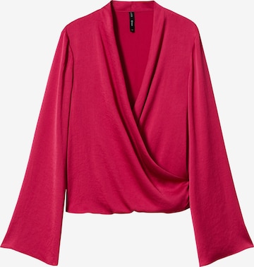 MANGO Blouse 'C'usie' in Pink: front