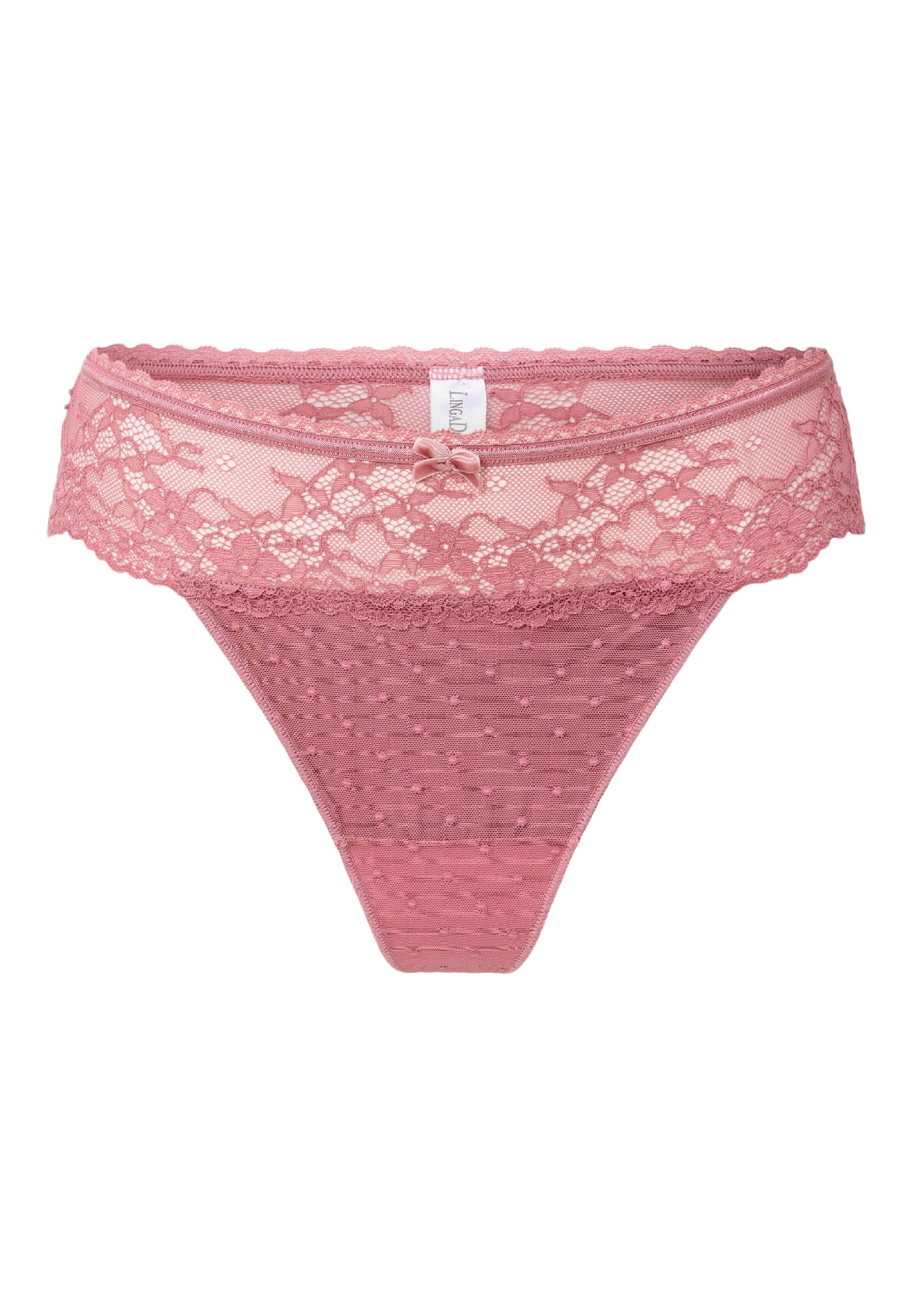 LingaDore - Tanga en rosa: frente