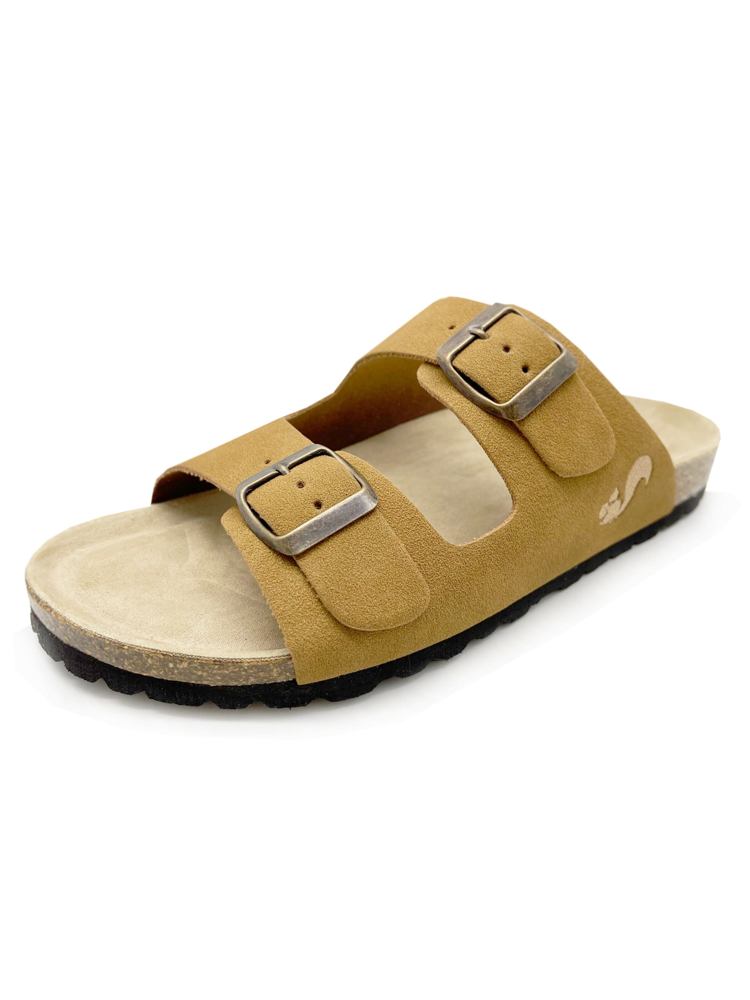 thies Mules in Brown: front