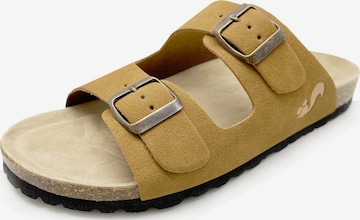 thies Mules in Brown: front