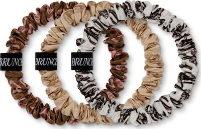 BRUNCHIES® Hair jewelry in 10 x 10 cm in Dark beige / Dark brown / Rose / Black / White, Item view
