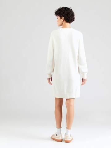 Tommy Jeans - Vestido de malha em branco