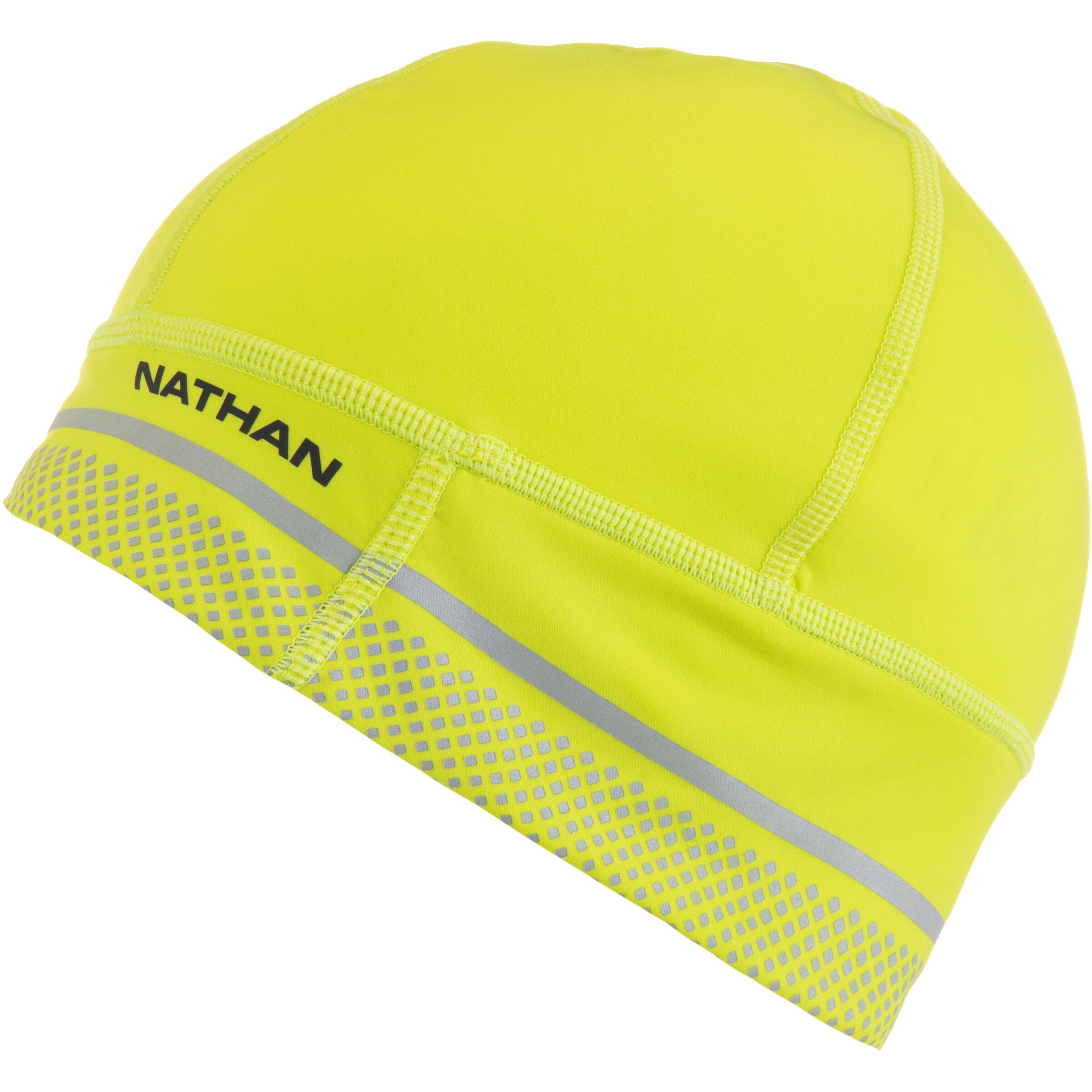NATHAN Athletic Hat 'Hyper Night' in Yellow: front