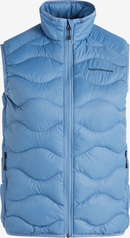 PEAK PERFORMANCE Bodywarmer 'Helium Down' in Blauw: voorkant