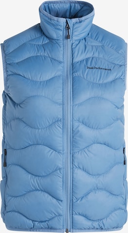 PEAK PERFORMANCE Vest 'Helium Down' in Blue: front