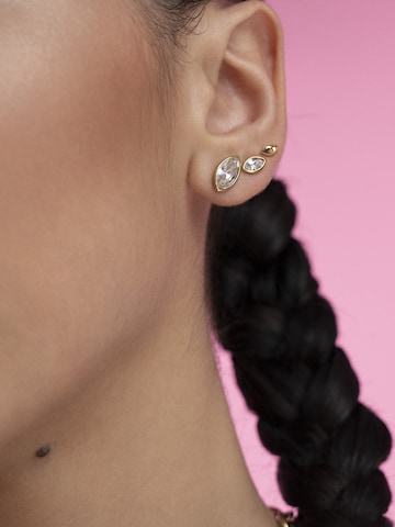 Boucles d'oreilles Breil en or : devant
