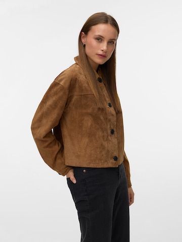 VERO MODA Преходно яке 'VMROYCESTINE' в кафяво: отпред