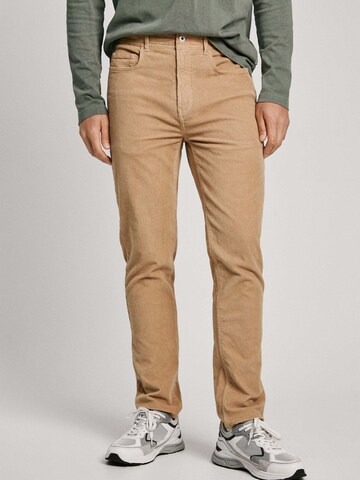 Slimfit Pantaloni di Pepe Jeans in beige: frontale