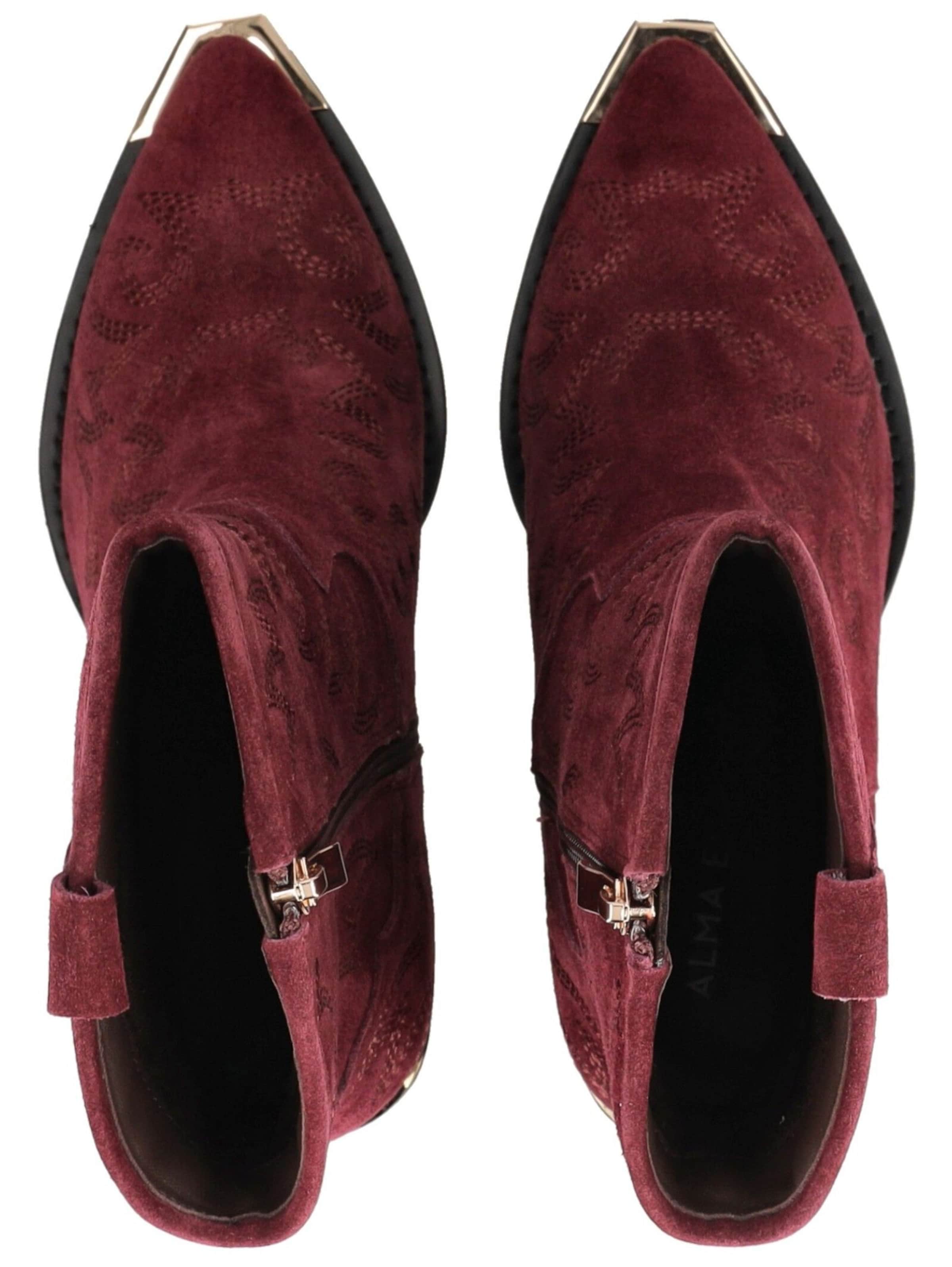 Bottes de cowboy Alma En Pena en rouge