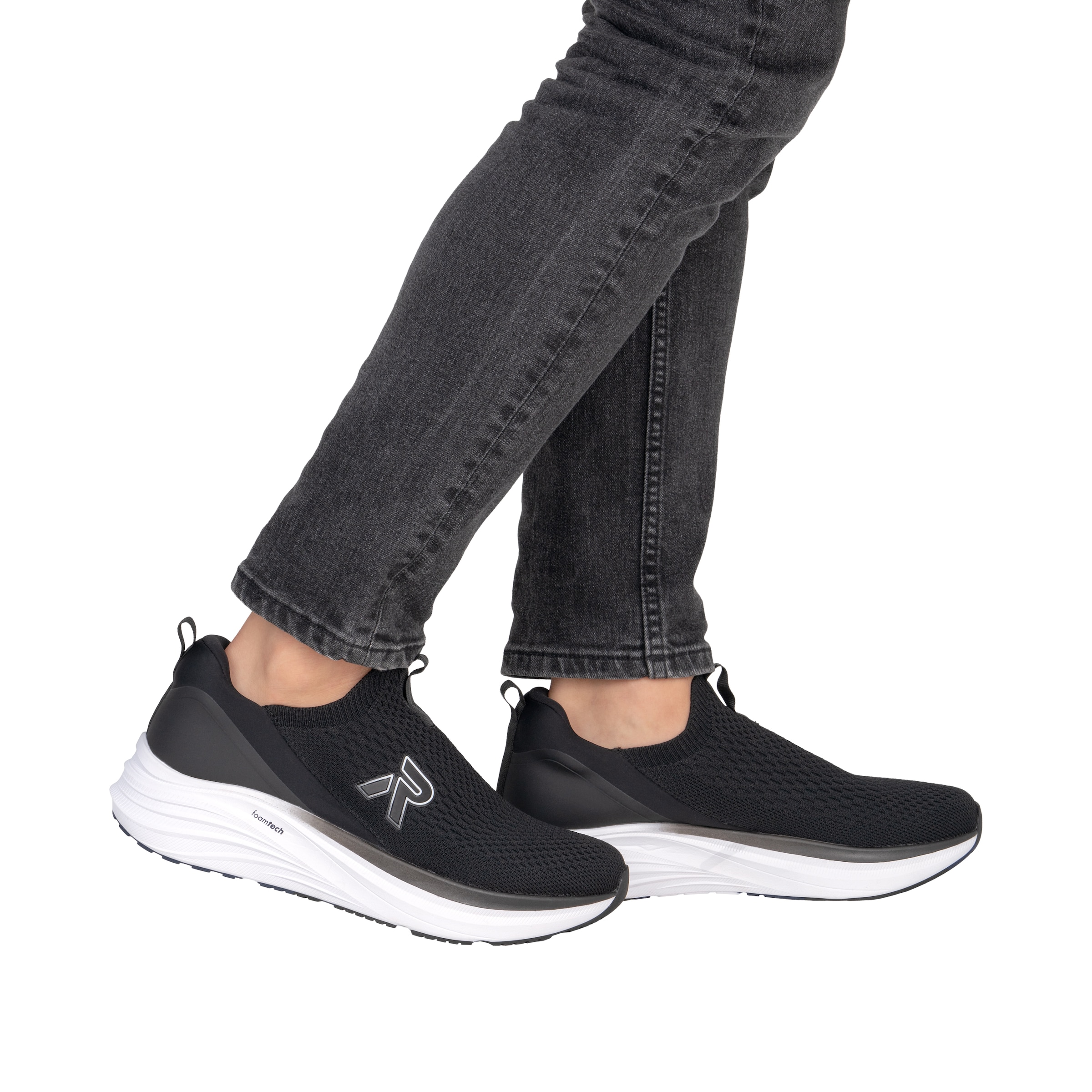 Slip on Rieker Sport en noir