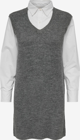 JDY Shirt Dress 'Drea' in Grey: front